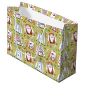 Feestelijke kersttruien en -kousen groot cadeauzakje (Voorkant Gekanteld)