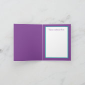 feestelijke kerstuil voegt gevoel toe feestdagen kaart (Binnen)