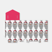 Feestelijke kerstvakantie bedankdoosjes (Uitgevouwen)