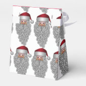 Feestelijke kerstvakantie bedankdoosjes (Achterkant)