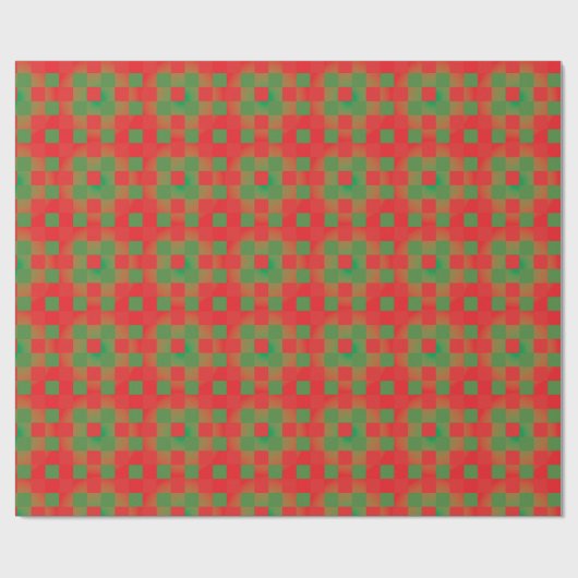 Feestelijke Kerstvakantie Cadeaupapier (Vlak)