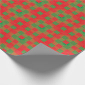 Feestelijke Kerstvakantie Cadeaupapier (Hoek)