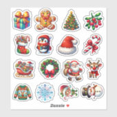 Feestelijke Kerstvakantie Cheer & Season Fun 🎄✨ Sticker (Vel)