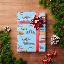 Feestelijke Kerstvakantie Custom Wrapping Paper