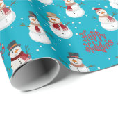 feestelijke kerstvakantie op maat cadeaupapier (Rol Hoek)