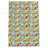 feestelijke kerstvakantie op maat medium cadeauzakje (Achterkant)