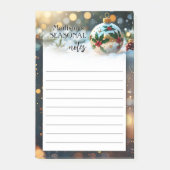 Feestelijke kerstvakantie post-it® notes (Voorkant)