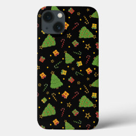 Feestelijke Kerstvakantie Print Case-Mate iPhone Case