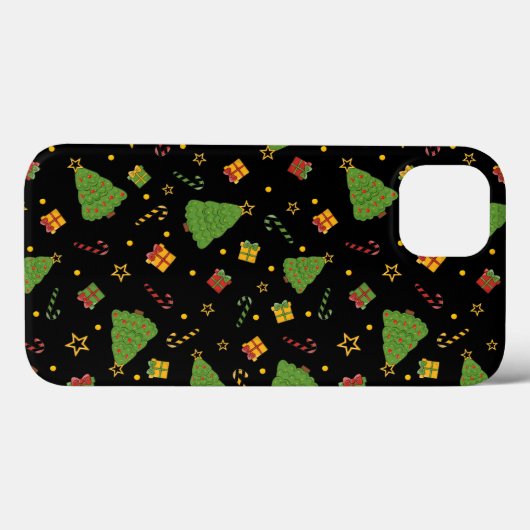 Feestelijke Kerstvakantie Print Case-Mate iPhone Case (Achterkant (horizontaal))