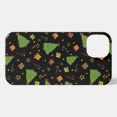 Feestelijke Kerstvakantie Print iPhone Hoesje (Achterkant horizontaal)