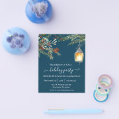 Feestelijke Kerstvakantie Winter Dennendruppel Fly Flyer (Enkel)