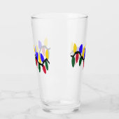 Feestelijke kerstverlichting glas (Links)
