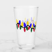Feestelijke kerstverlichting glas (Voorkant)
