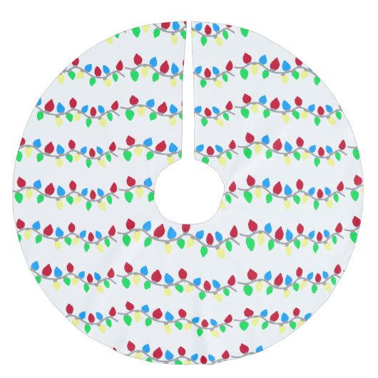 Feestelijke kerstverlichting kerstboom rok (Voorkant)