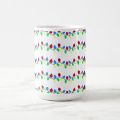 Feestelijke kerstverlichting koffiemok (Center)