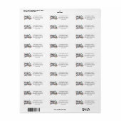 Feestelijke Kerstverlichting Seizoenen Groeten Etiket (Full Sheet)