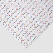 Feestelijke kerstverlichting tissuepapier (Detail)