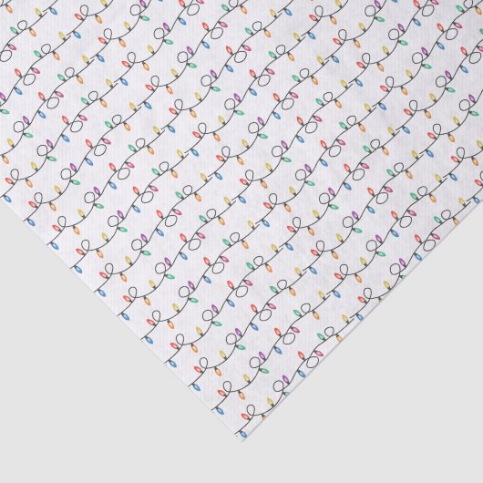 Feestelijke kerstverlichting tissuepapier (Detail)