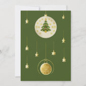 Feestelijke Kerstversiering Feestdagenkaart (Voorkant)