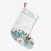 feestelijke kerstversiering kleine kerstsok (Voorkant (Hangend))