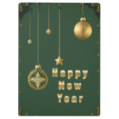 Feestelijke Kerstversiering Klembord (Achterkant)
