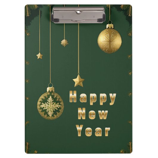 Feestelijke Kerstversiering Klembord (Voorkant)