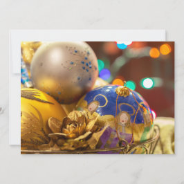 Feestelijke kerstversiering met engelen feestdagenkaart