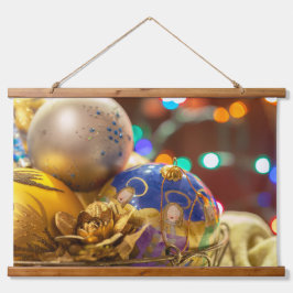 Feestelijke kerstversiering met engelen hangend wandkleed