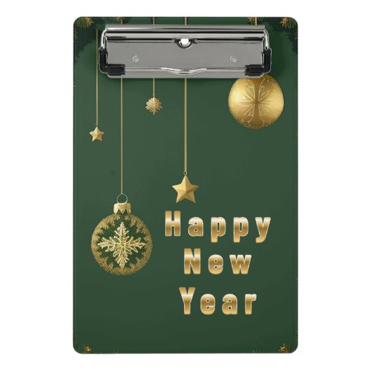 Feestelijke Kerstversiering Mini Klembord (Voorkant)