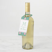 Feestelijke kerstversiering Monogram Flessenhanger (Schuin)