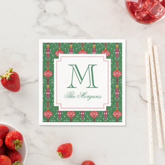 Feestelijke kerstversiering Monogram Servet (Insitu)