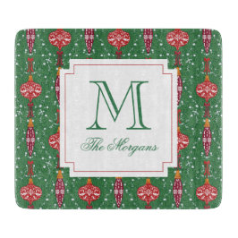 Feestelijke kerstversiering Monogram Snijplank