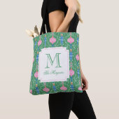 Feestelijke kerstversiering Monogram Tote Bag (Dichtbij)