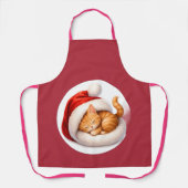 Feestelijke Kerstversiering Schort (Voorkant)