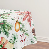 Feestelijke kerstversiering tafelkleed (Voorbeeld)