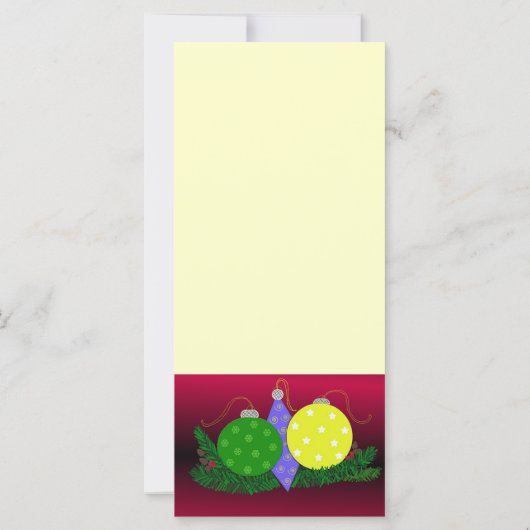 feestelijke kerstversieringen (Achterkant)