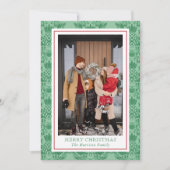 Feestelijke Kerstversieringen Ananas Foto Feestdagenkaart (Voorkant)