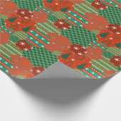 Feestelijke Kerstversieringen Cadeaupapier (Hoek)