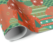 Feestelijke Kerstversieringen Cadeaupapier (Rol Hoek)
