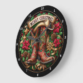 Feestelijke kerstversieringen Cowboy Elements Grote Klok (Hoek)