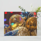 Feestelijke Kerstversieringen  Feestdagenkaart (Staand voorkant)