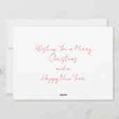 Feestelijke Kerstversieringen  Feestdagenkaart (Achterkant)