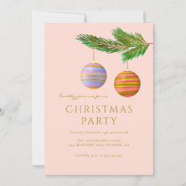 Feestelijke kerstversieringen gepersonaliseerd kaart