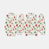 Feestelijke kerstversieringen Naadloos Patroon Bedankdoosjes (Uitgevouwen)