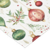 Feestelijke kerstversieringen Naadloos Patroon Tafelkleed (Gekanteld)