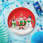 Feestelijke Kerstversieringen Papieren Bordje (Feest)
