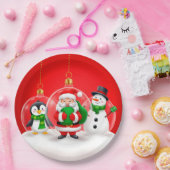 Feestelijke Kerstversieringen Papieren Bordje (Feest)