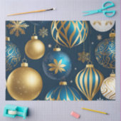 Feestelijke kerstversieringen tissuepapier (Craft)