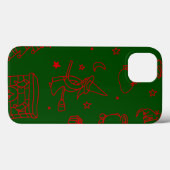 feestelijke kerstviering befana green Case-Mate iPhone case (Achterkant (horizontaal))