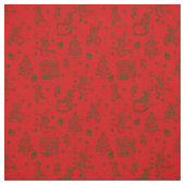 feestelijke kerstviering befana red stof (Swatch)